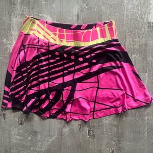 Jamie Sadock pink black Skort Pull-on Golf Tennis Size XL 17”